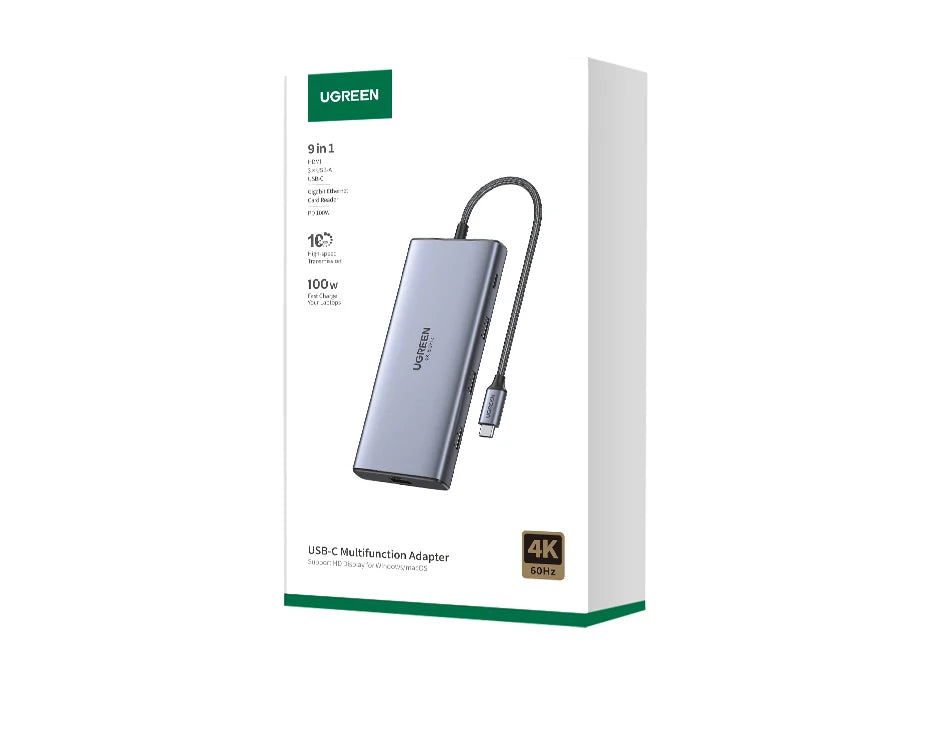 Hub USB-C UGREEN 10Gbps 4K60Hz Đa Năng Cho Laptop - Daisan Mart