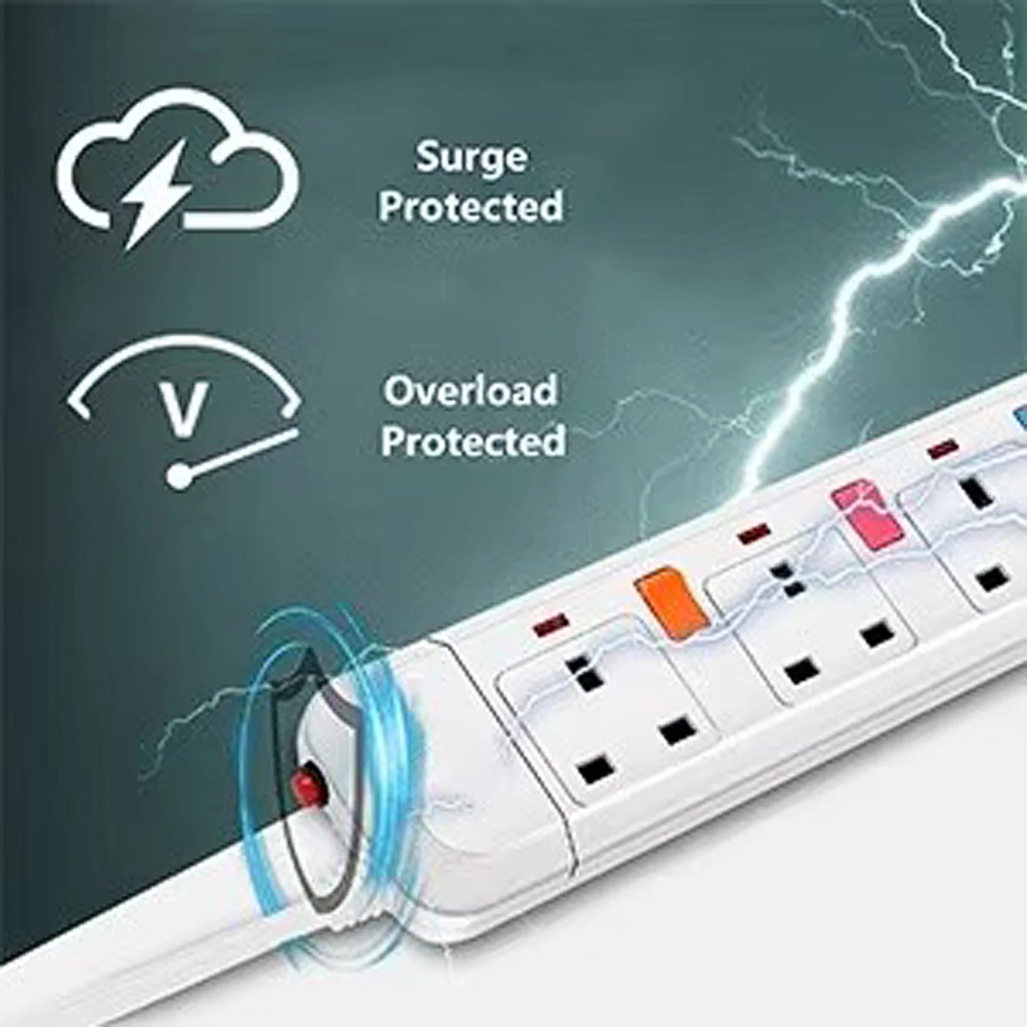 Ổ Cắm Đa Năng Melery 4 Lỗ 2 USB Dây 2m Bảo Vệ Thiết Bị - Daisan Mart