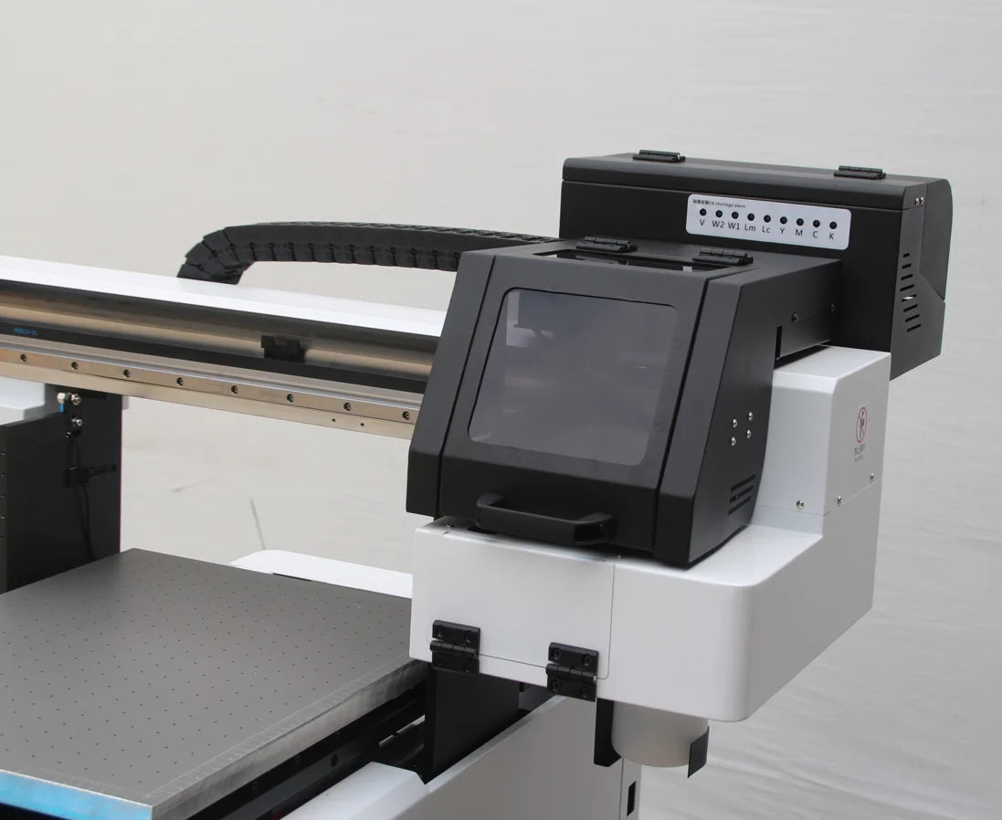 Máy in UV phẳng A2 4060 XP600 đa năng trên mica, nhựa - Daisan Mart