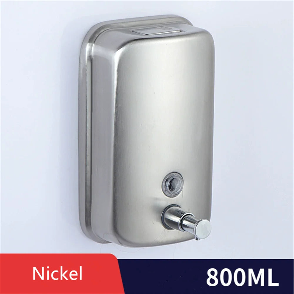 Bình Xà Phòng Treo Tường Inox 304 Mạ Vàng Hồng Cổ - Daisan Mart