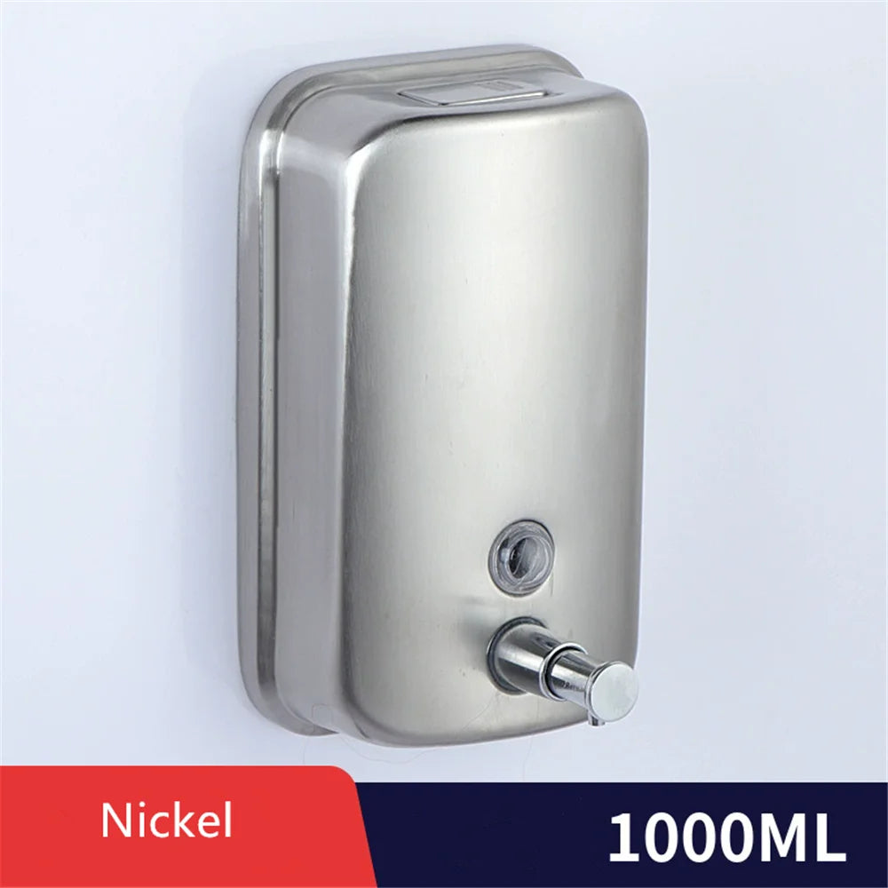 Bình Xà Phòng Treo Tường Inox 304 Mạ Vàng Hồng Cổ - Daisan Mart