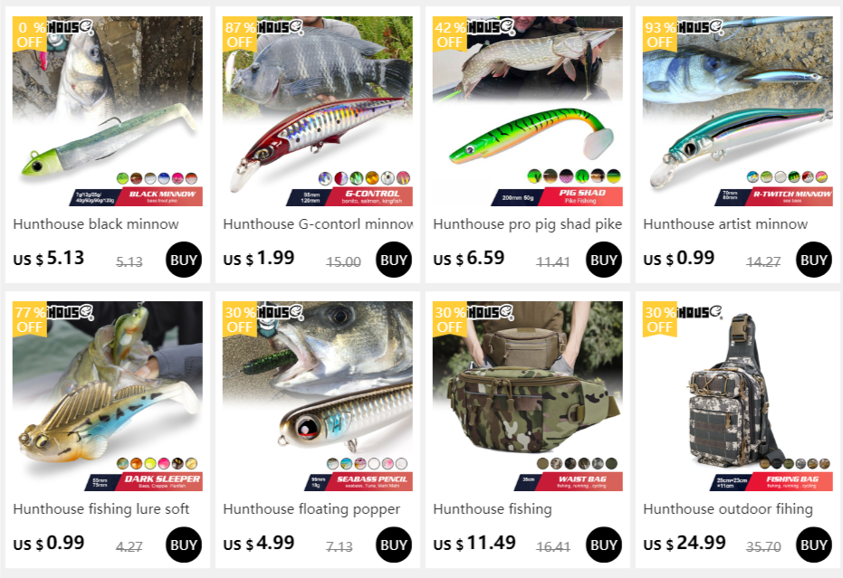 Hunthouse fishing lure pencil 99mm 18.5g 155mm 31.5g swimbait set ruf manic bait sinking origin hook for sea bass bluefish perch