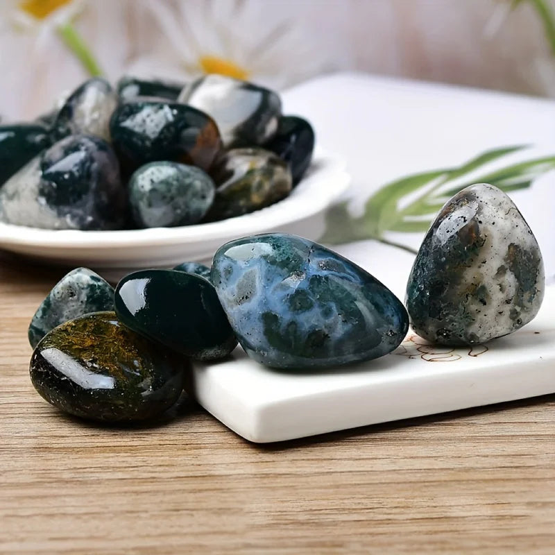 Aquarium Decorative Stone 50g - Natural Moss Quartz