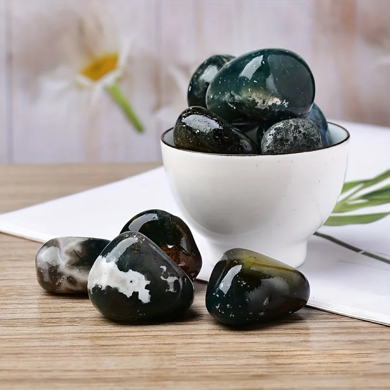 Aquarium Decorative Stone 50g - Natural Moss Quartz
