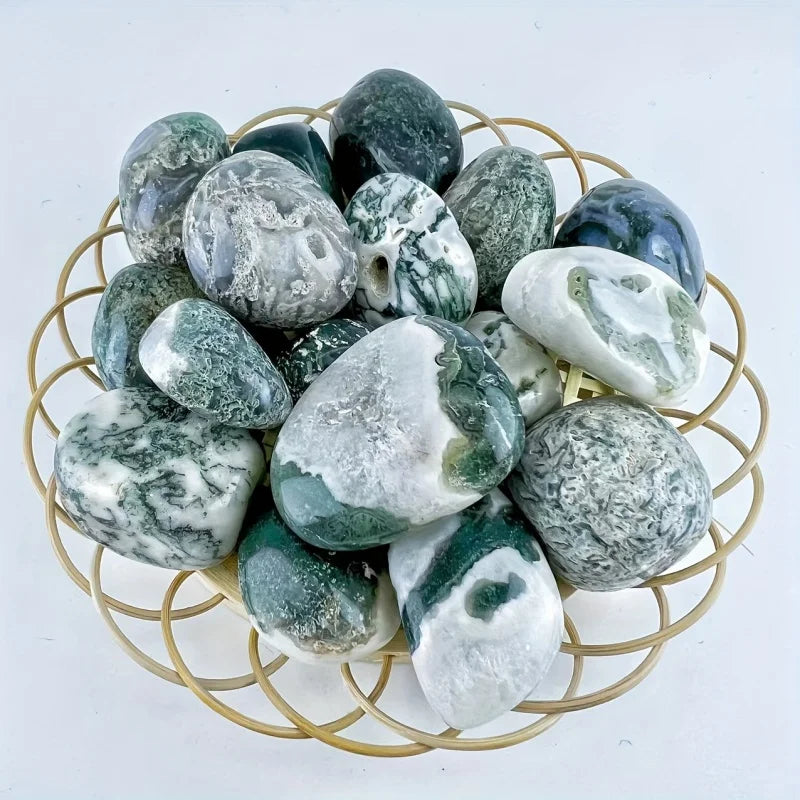 Aquarium Decorative Stone 50g - Natural Moss Quartz