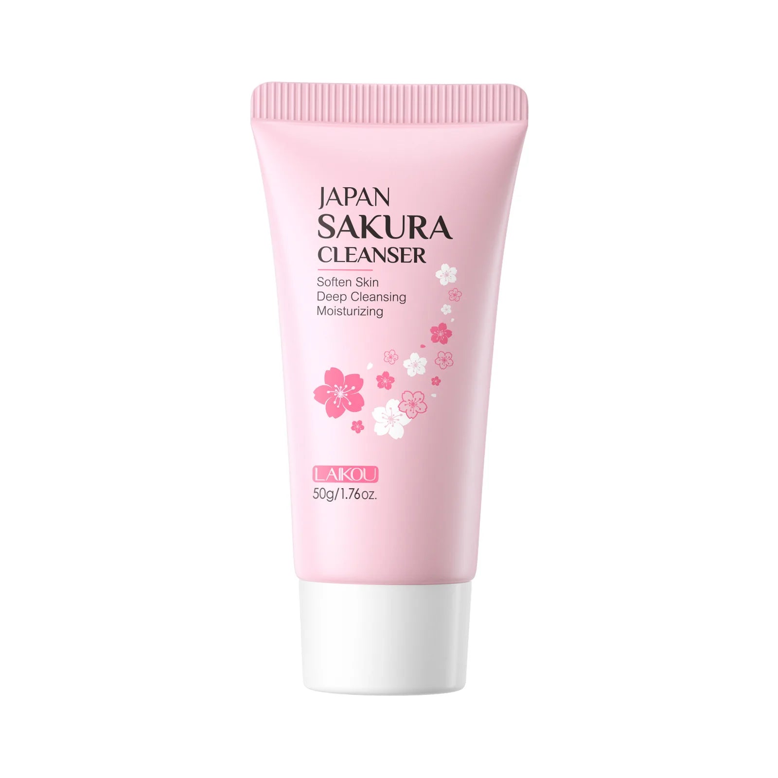 Sakura Cleanser Rich Foam Deep Clean Remove Grease Improve Oily Face Wash Cream Gentle Moisturizing Remove Blackhead CleanserSak - Daisan Mart