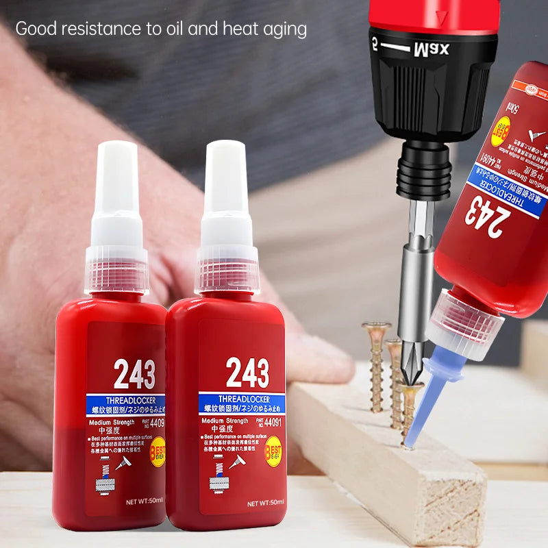 50ml Threadlocker Screw Glues Thread Locking Agent Anaerobic Glue Anti-loose Screw Adhesive For Locking And Sealing Thread - Daisan Mart