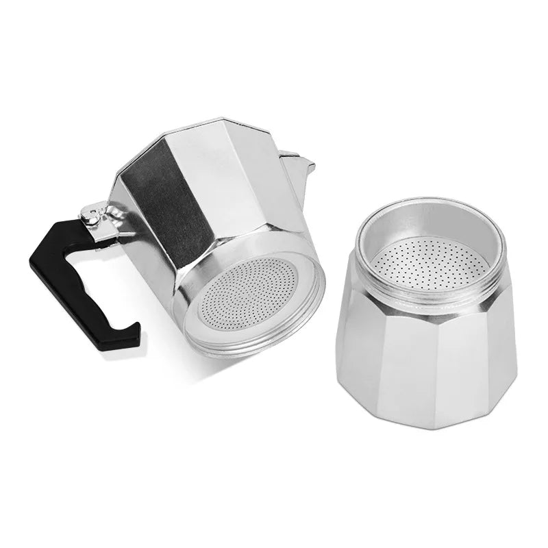 Ấm Pha Cà Phê Mocha Nhôm 600ML Kiểu Bát Giác Classic - Daisan Mart