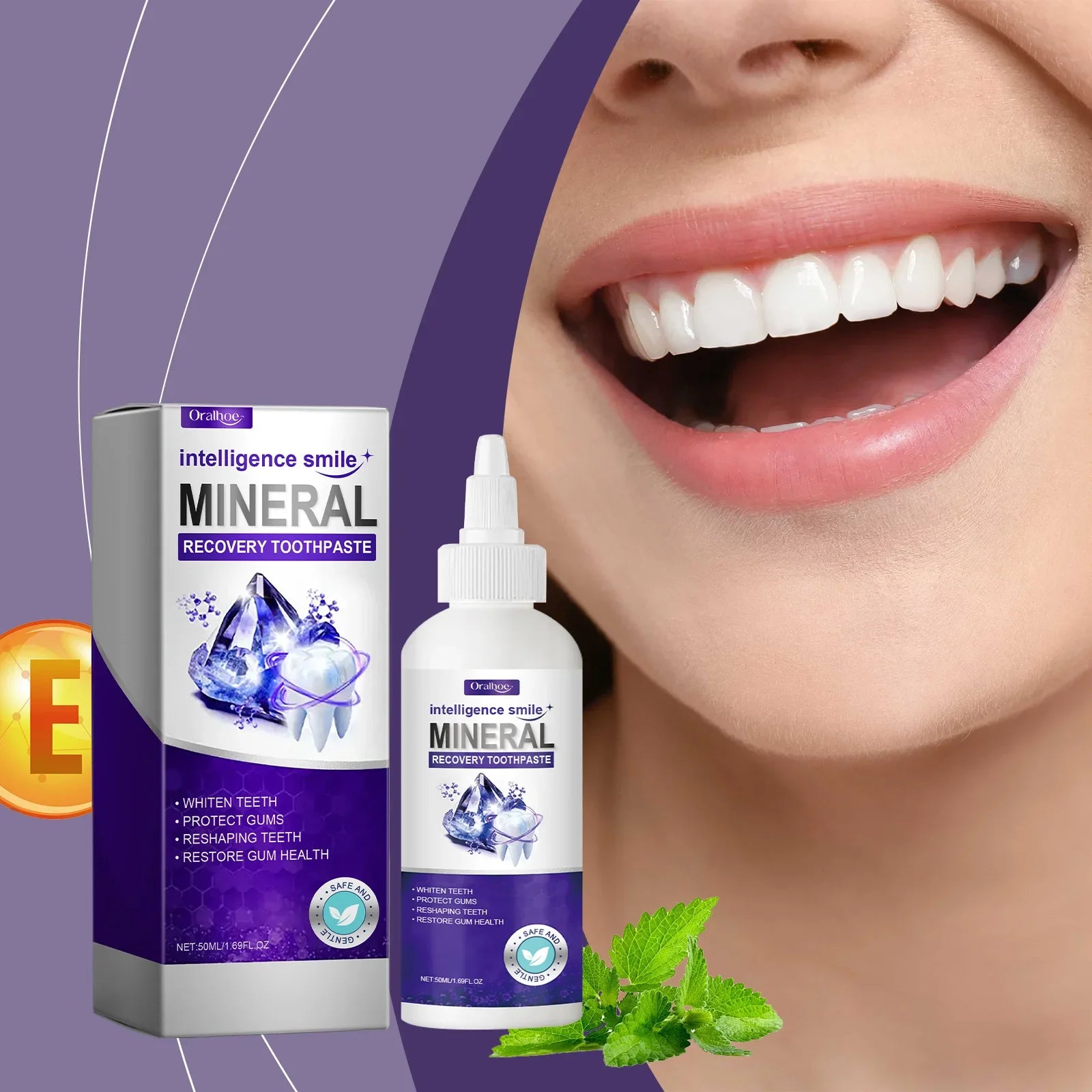 Mineral Toothpaste Rapid Repair Clean Brightening Tooth Repair Gel Rebuilding Strengthen Whiten Protect Oral Daily Fresh Care - Daisan Mart