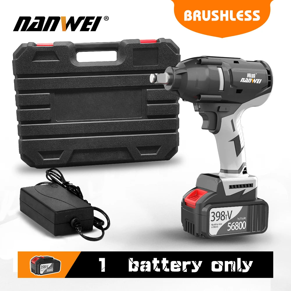 Máy Vặn Ốc Không Dây NANWEI 600N Siêu Mô-men Xoắn - Daisan Mart