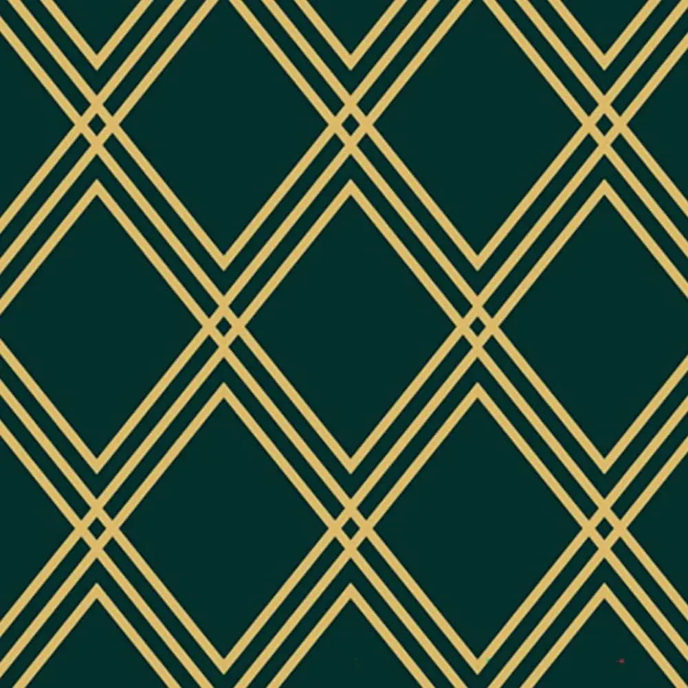 Giấy dán tường họa tiết kim cương xanh dán dễ dàng - Daisan Mart