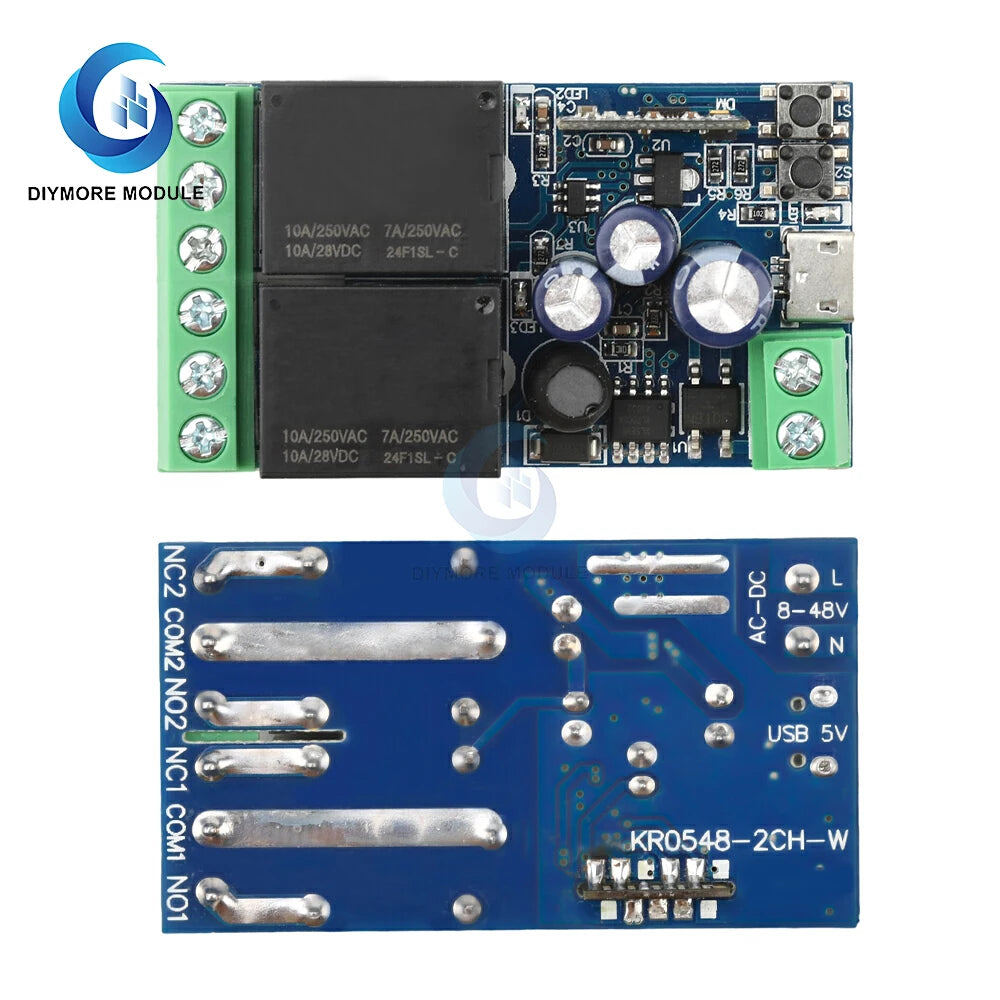 Ewelink Smart Wifi Switch 2 Relays DC5V USB