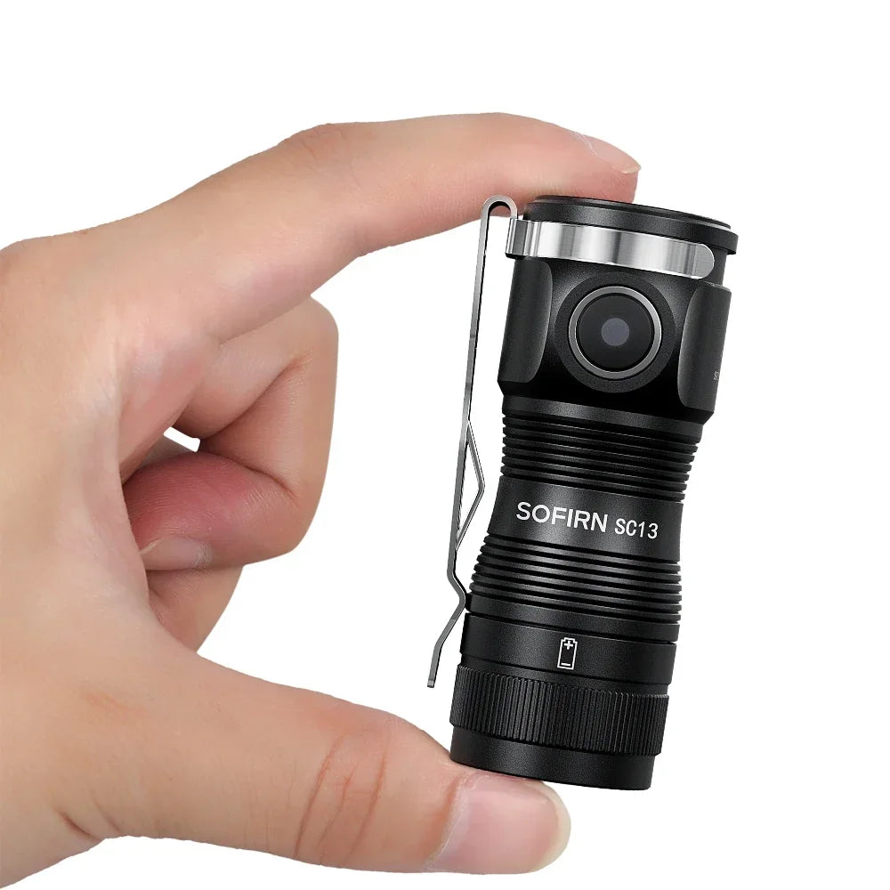 Đèn Pin Mini Sofirn SC13 1300lm Sạc, Nam Châm, Keychain - Daisan Mart
