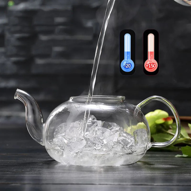 Ấm Pha Trà Thủy Tinh Cao Cấp TW 2025 600ml-1000ml - Daisan Mart