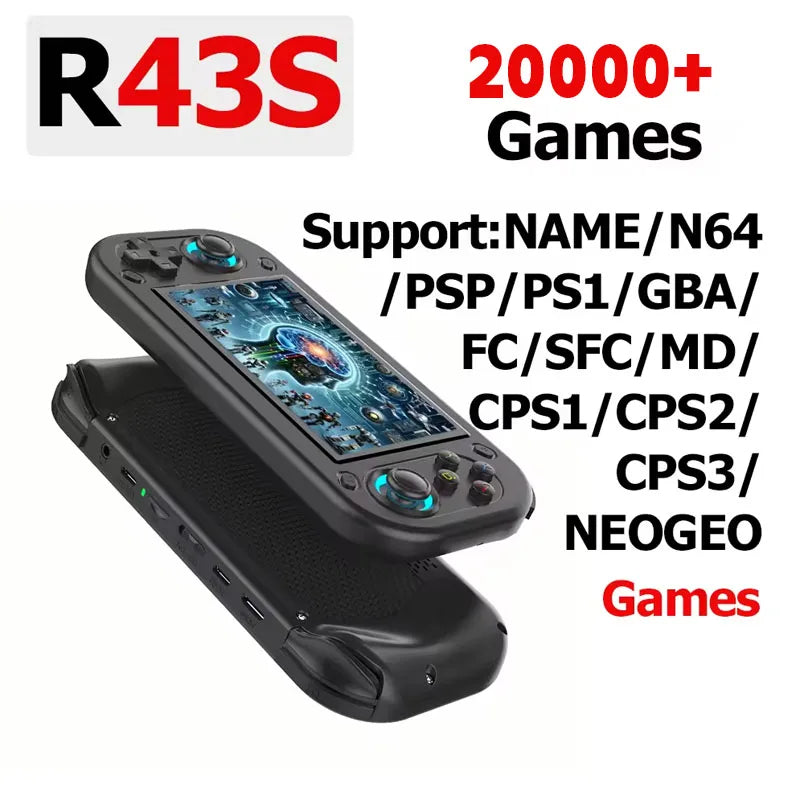 Máy Chơi Game Cầm Tay Retro FUNKIDDY R43S 4.3 HDMI - Daisan Mart