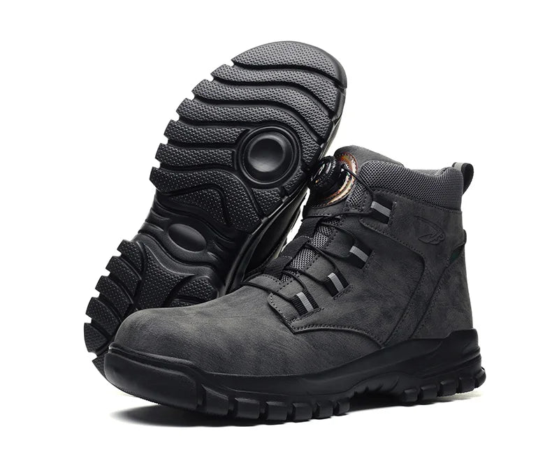 Industrial Safety Waterproof Leather Safety Shoes 2024