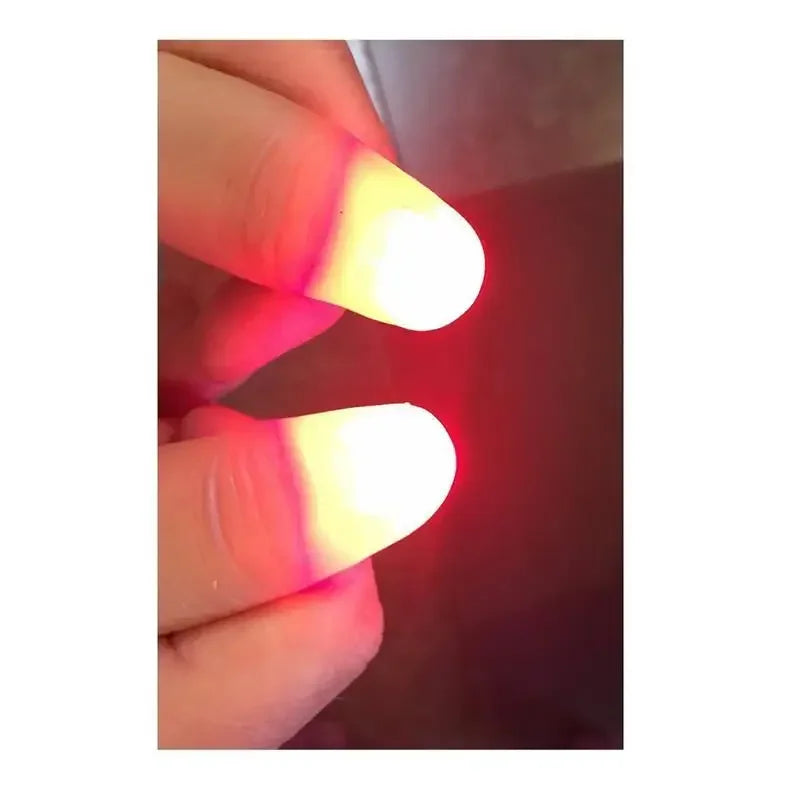 6/4/2Pcs Magic Thumb Light Party Favor Toys for Kids Adults Magic Finger Light Flashing Finger Sleeve Halloween Magic Props Gift - Daisan Mart