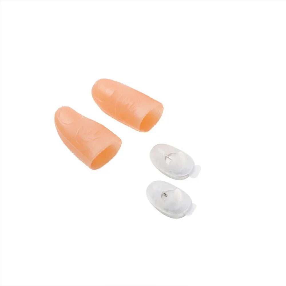 6/4/2Pcs Magic Thumb Light Party Favor Toys for Kids Adults Magic Finger Light Flashing Finger Sleeve Halloween Magic Props Gift - Daisan Mart