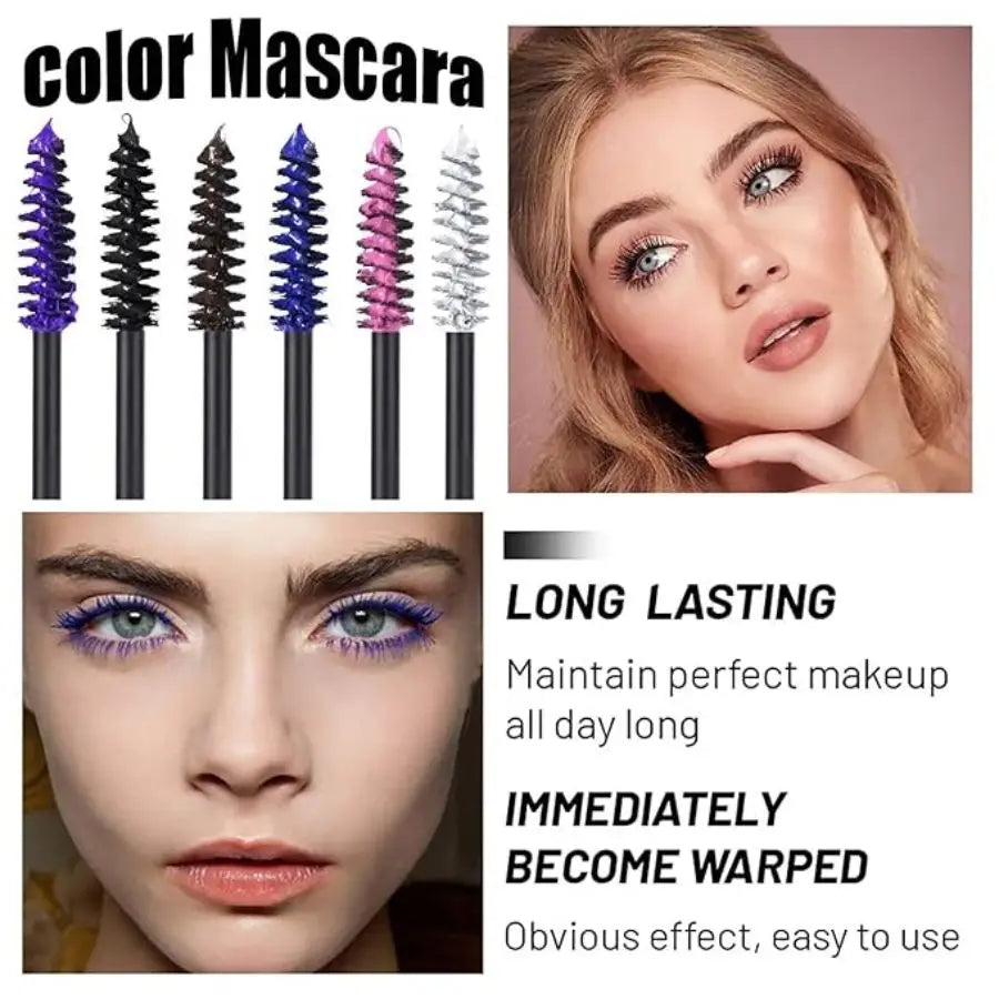 Vibrant Color Mascara - No Smudge, No Clumping