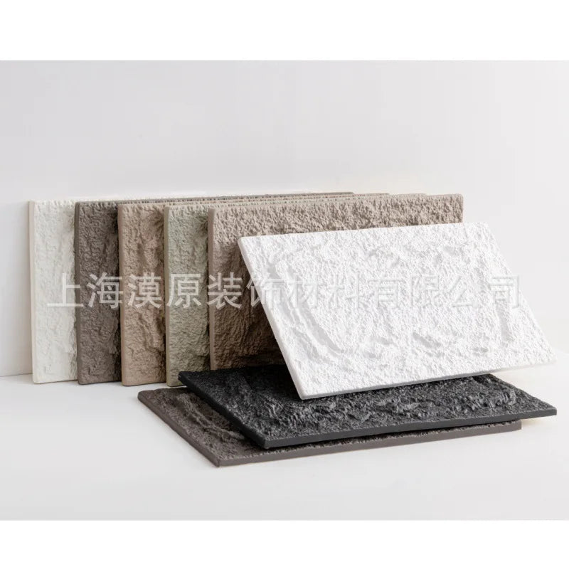 Tấm ốp tường đá 3D PU chống trượt ngoài trời 25x45 - Daisan Mart