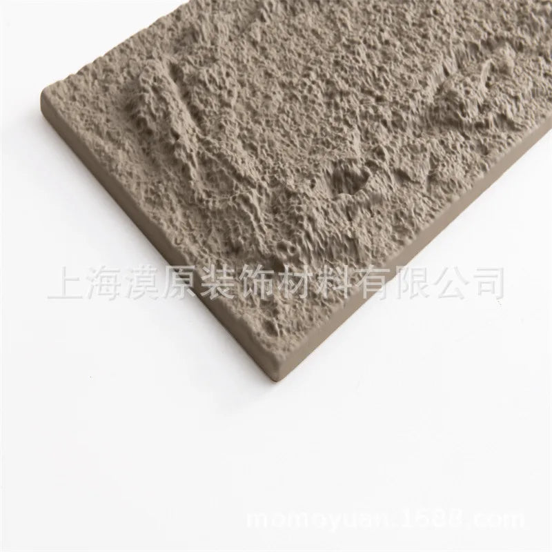 Tấm ốp tường đá 3D PU chống trượt ngoài trời 25x45 - Daisan Mart