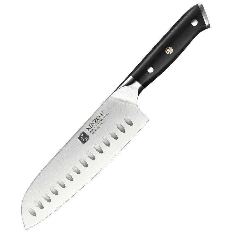 Bộ dao bếp XINZUO thép Đức 1.4116 cán gỗ mun - Daisan Mart