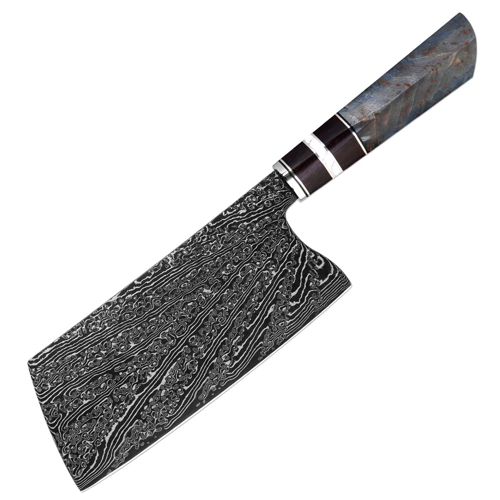 XITUO Damascus Kitchen Knife Set,1-8Piece Professional Knife Sets for Chefs,Japanese Damascus Super Steel Chef Cooking Knife - Daisan Mart