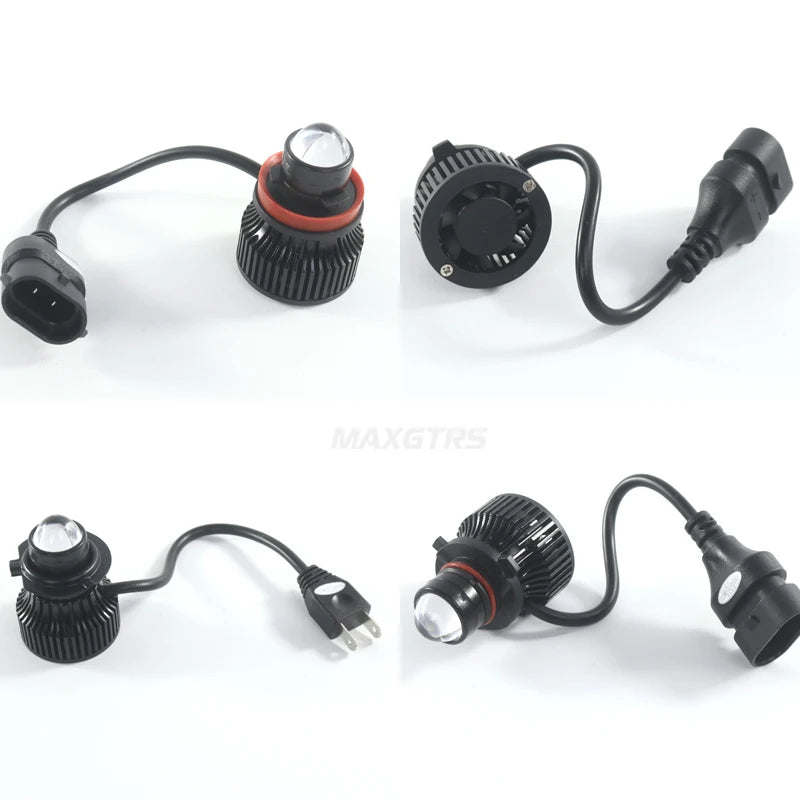 Đèn Pha LED Mini Xe Hơi H7 H11 9005 9006 3000K - Daisan Mart