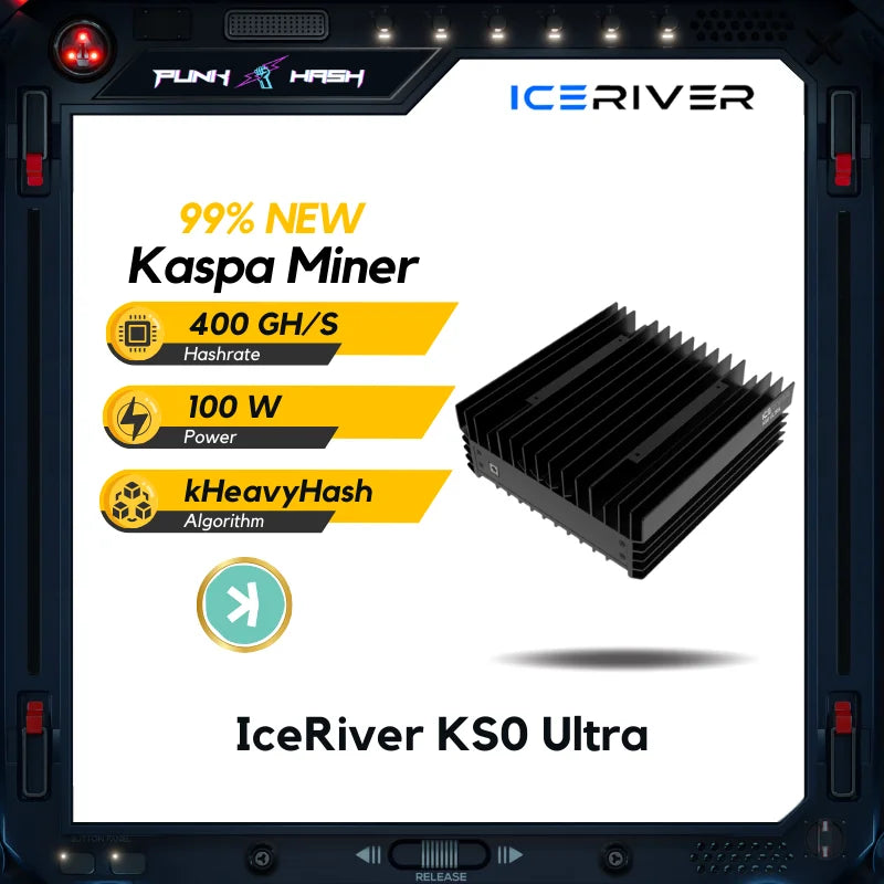 IceRiver KS0 Ultra With Offical Power Supply ASIC Miner KASPA Miner KAS Crypto Mining Machine Cheap Used Miner - Daisan Mart