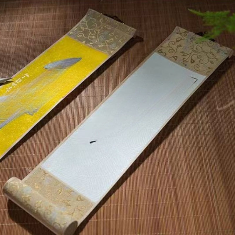 9 blank small scrolls, calligraphy scrolls, traditional Chinese paintings and ancient-style calligraphy and painting pendants, painting Xuan paper, small home pendants, decorative small items, creative gifts