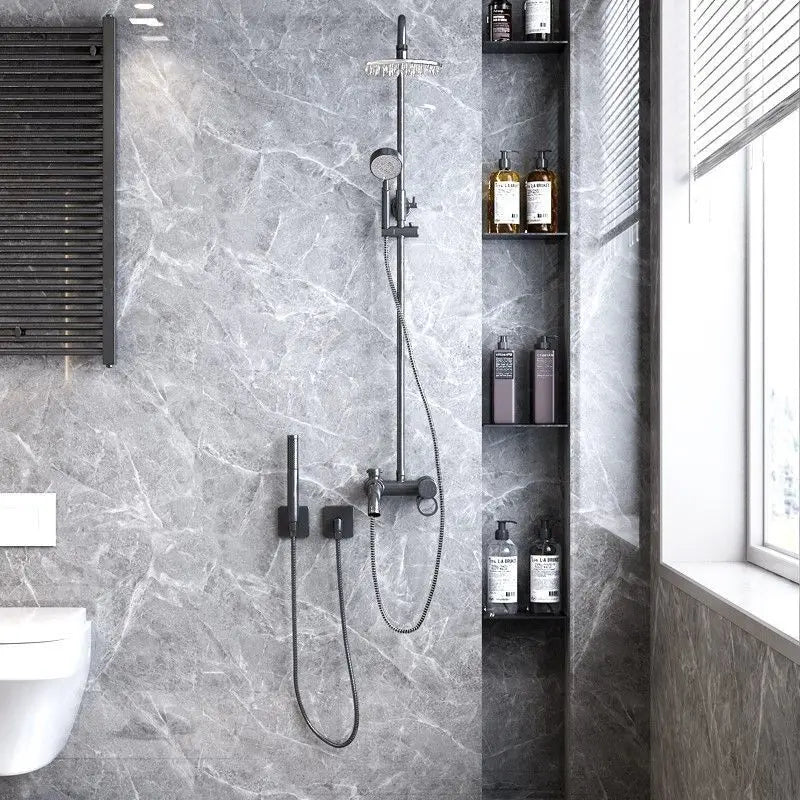 Giấy Dán Tường Chống Nước Vân Đá 80CM X 10M - Daisan Mart