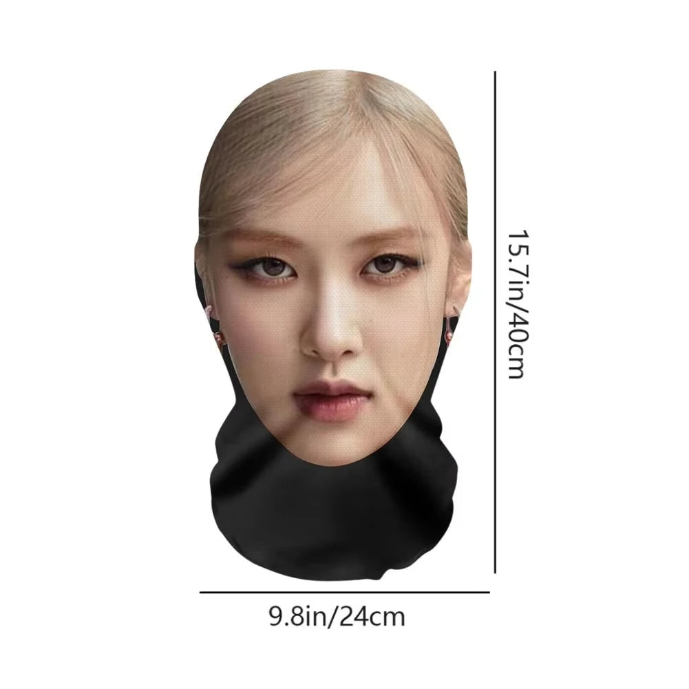 全臉面罩 有趣的3D列印無縫模擬網狀面罩 男女通用 박채영 Apt Songs Party Supplies Cosplay Props