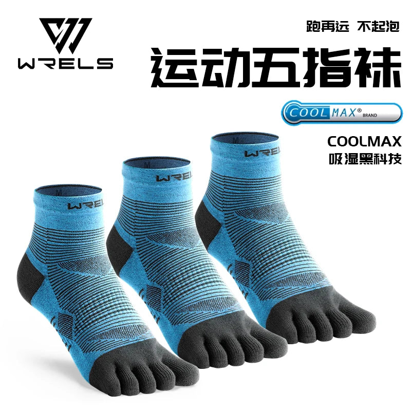 Tất Thể Thao WRELS 5 Ngón Coolmax Co Giãn Thoáng Khí - Daisan Mart