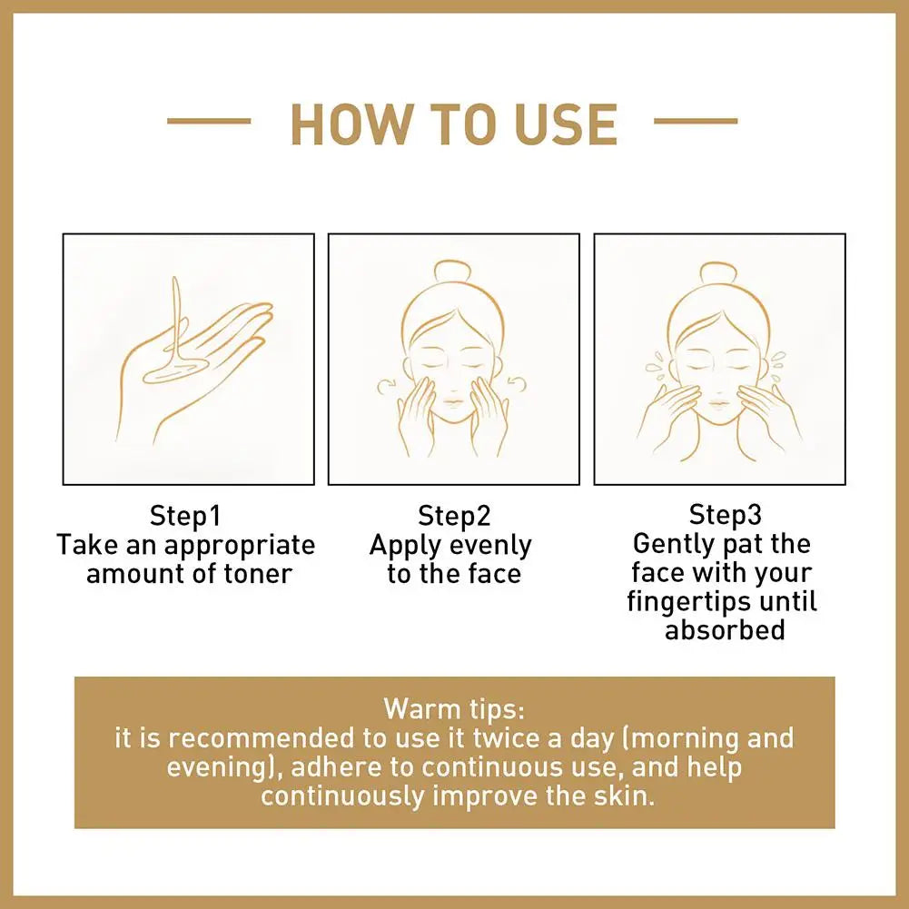 Rice toner deeply hydrates repairs skin barrier Anti-aging firming  Brighten Improve Fine Line softening facial skin toner - Daisan Mart