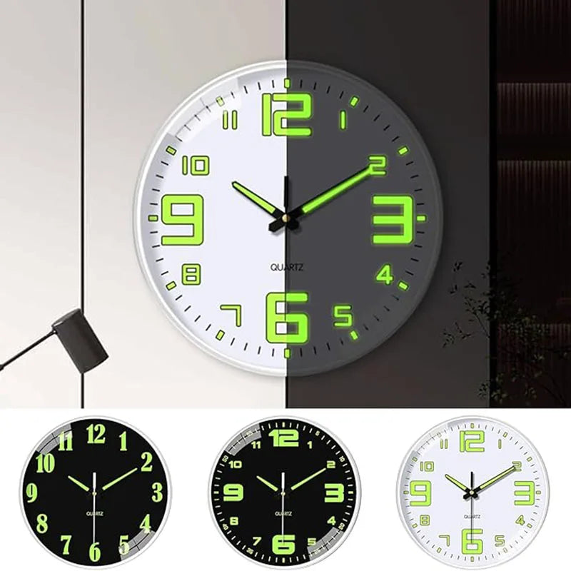 Silent Luminous Wall Clock