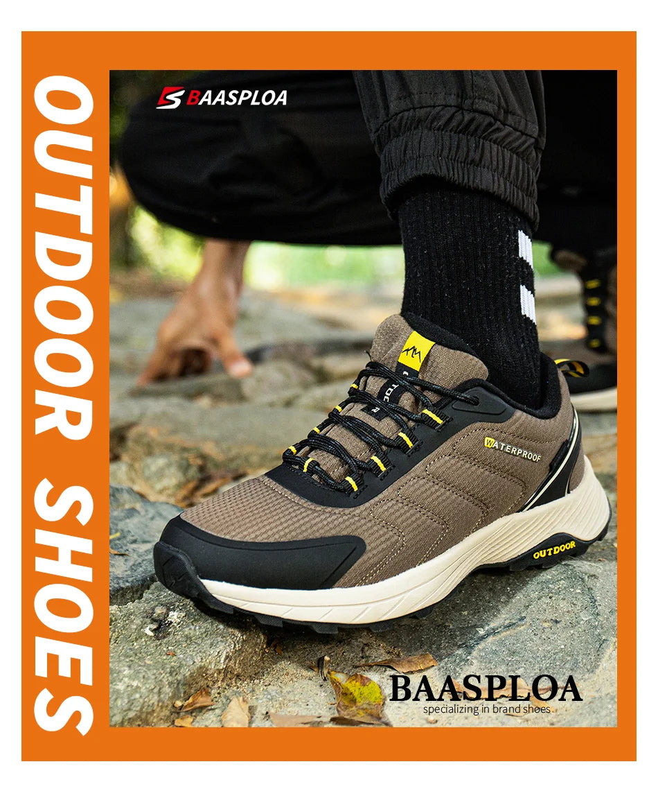 Giày Leo Núi Nam Baasploa Chống Trượt Kháng Nước