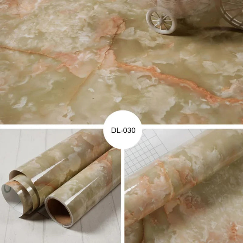 Decal Dán Bếp Chống Dầu Nước, Cải Tạo Tủ Bếp Marble - Daisan Mart
