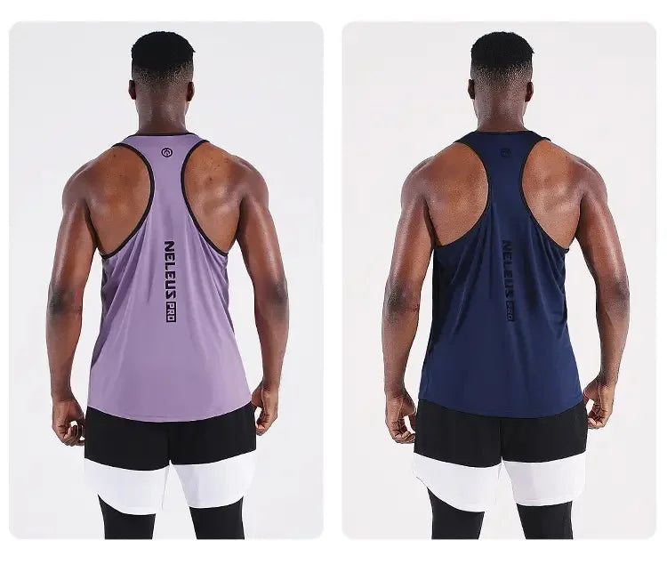 Áo Gile Nam Tập Gym Mùa Hè Cotton Không Tay Đen - Daisan Mart