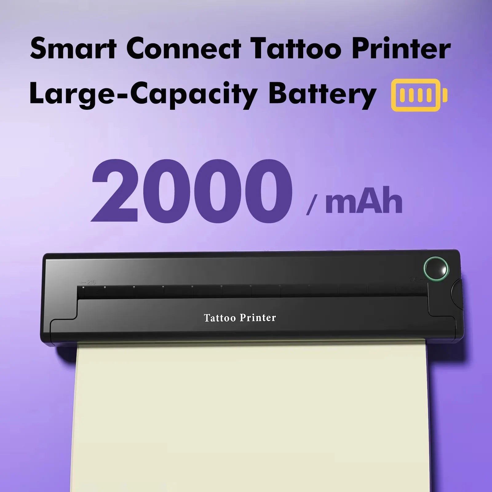 A4 Thermal Printers Wireless Bluetooth Tattoos Printer Portable Mini Thermal Printer A4 Paper Photo Printer From Mobile Phone - Daisan Mart
