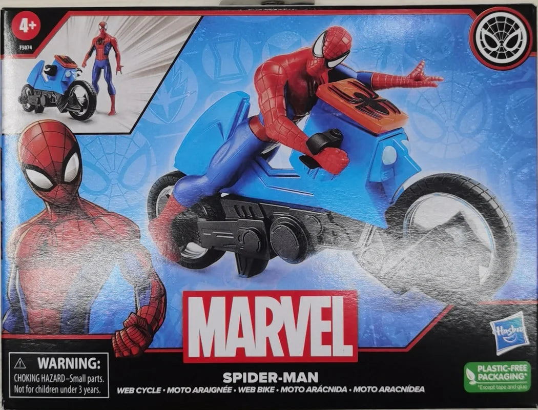 Bộ Xe Mô Tô Người Nhện Marvel - Đồ Chơi Trẻ Em