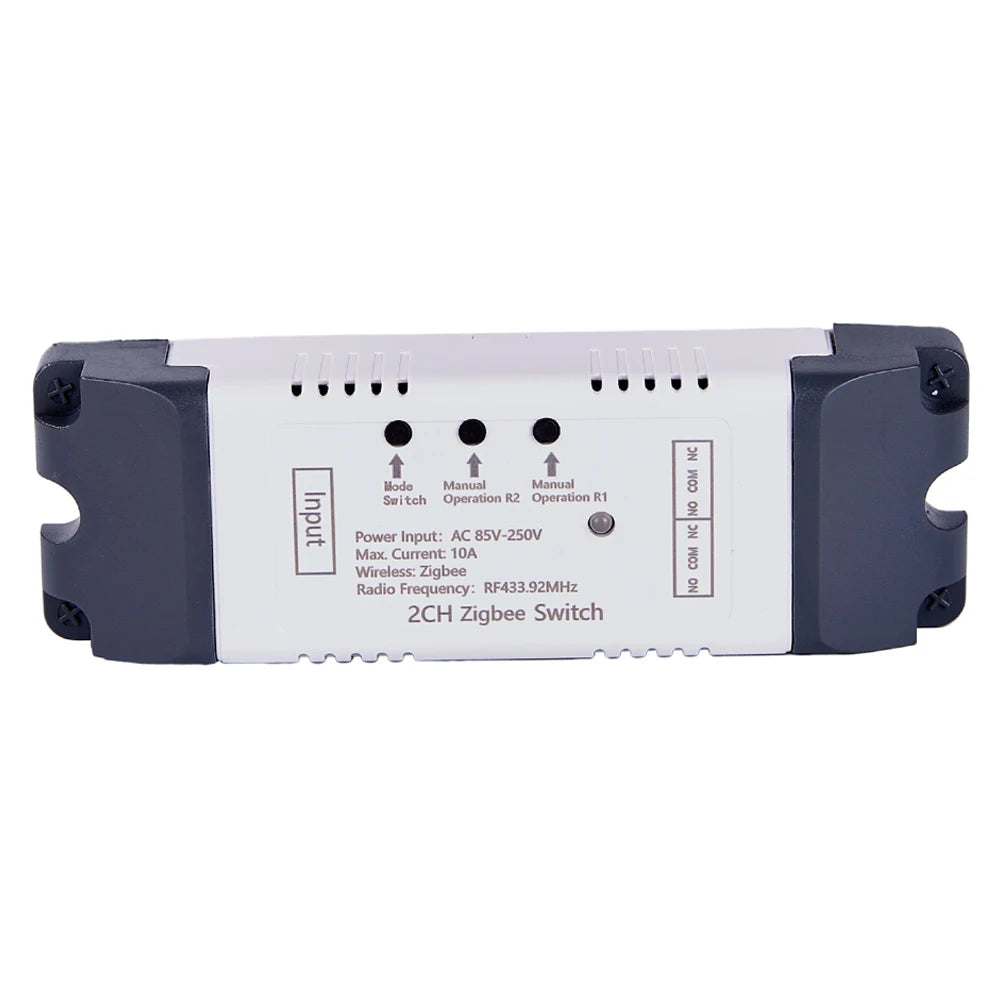 Zigbee WiFi 雙通道智慧開關車庫門開啟器