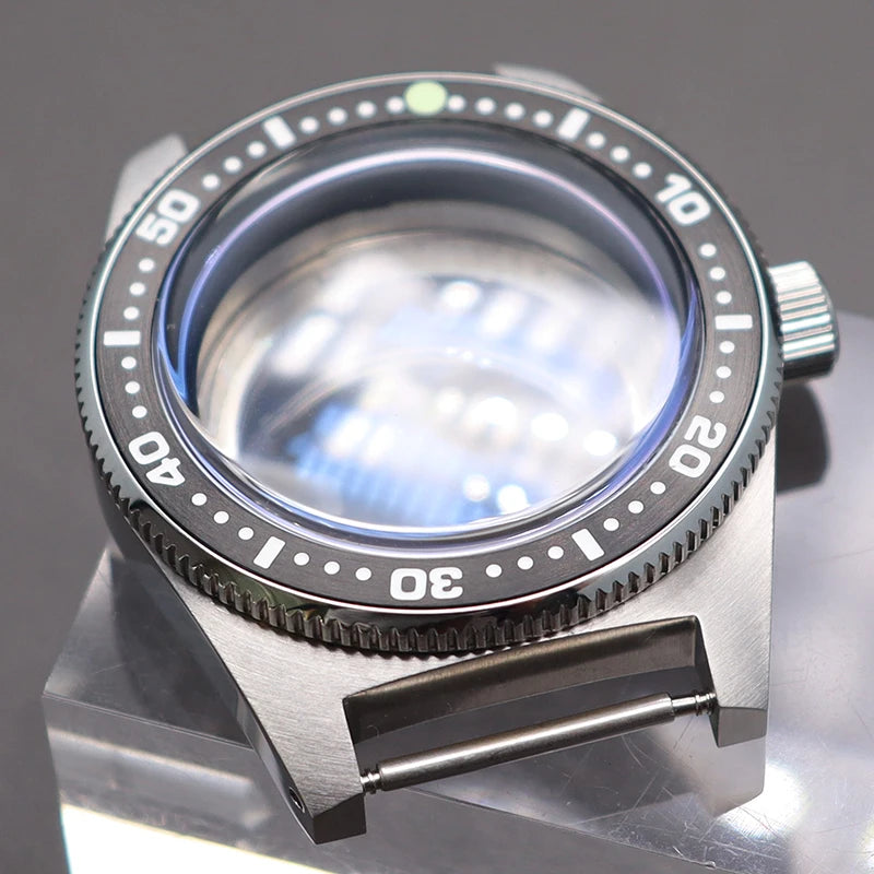 Modified Seiko 62MAS Diving 40mm Vintage Watch Cases Bubble Sapphire Crystal Glass Fit NH34 NH35 NH36 NH38 Movement 28.5mm Dial - Daisan Mart