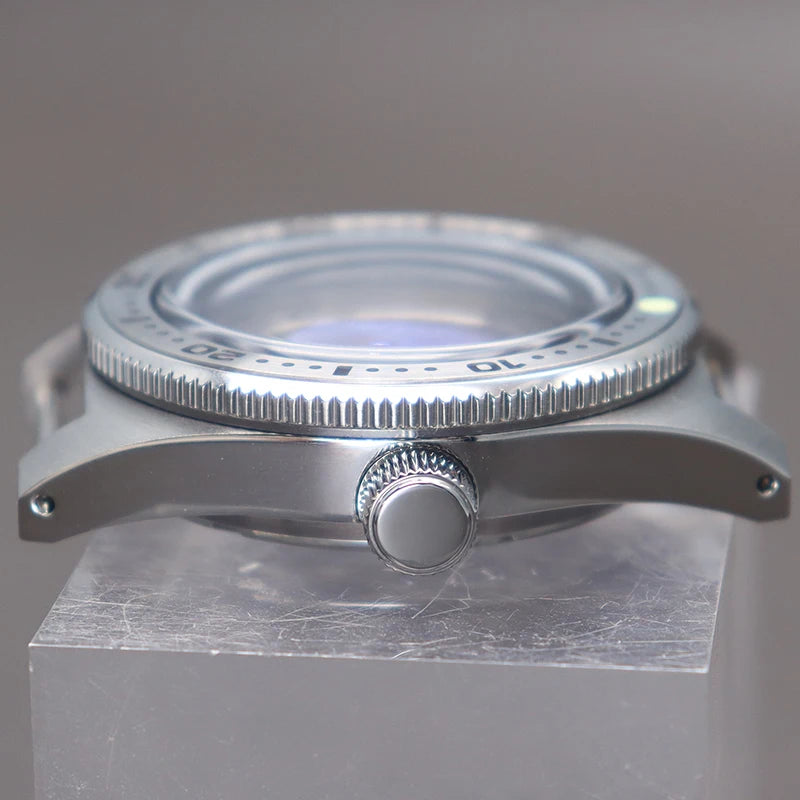Modified Seiko 62MAS Diving 40mm Vintage Watch Cases Bubble Sapphire Crystal Glass Fit NH34 NH35 NH36 NH38 Movement 28.5mm Dial - Daisan Mart