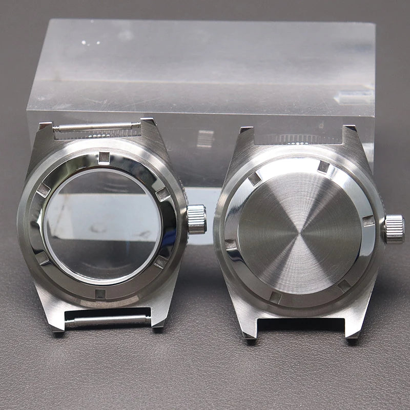 Modified Seiko 62MAS Diving 40mm Vintage Watch Cases Bubble Sapphire Crystal Glass Fit NH34 NH35 NH36 NH38 Movement 28.5mm Dial - Daisan Mart
