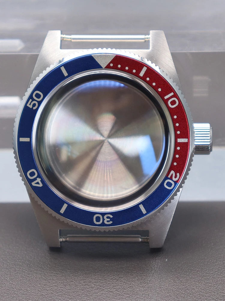 Modified Seiko 62MAS Diving 40mm Vintage Watch Cases Bubble Sapphire Crystal Glass Fit NH34 NH35 NH36 NH38 Movement 28.5mm Dial - Daisan Mart
