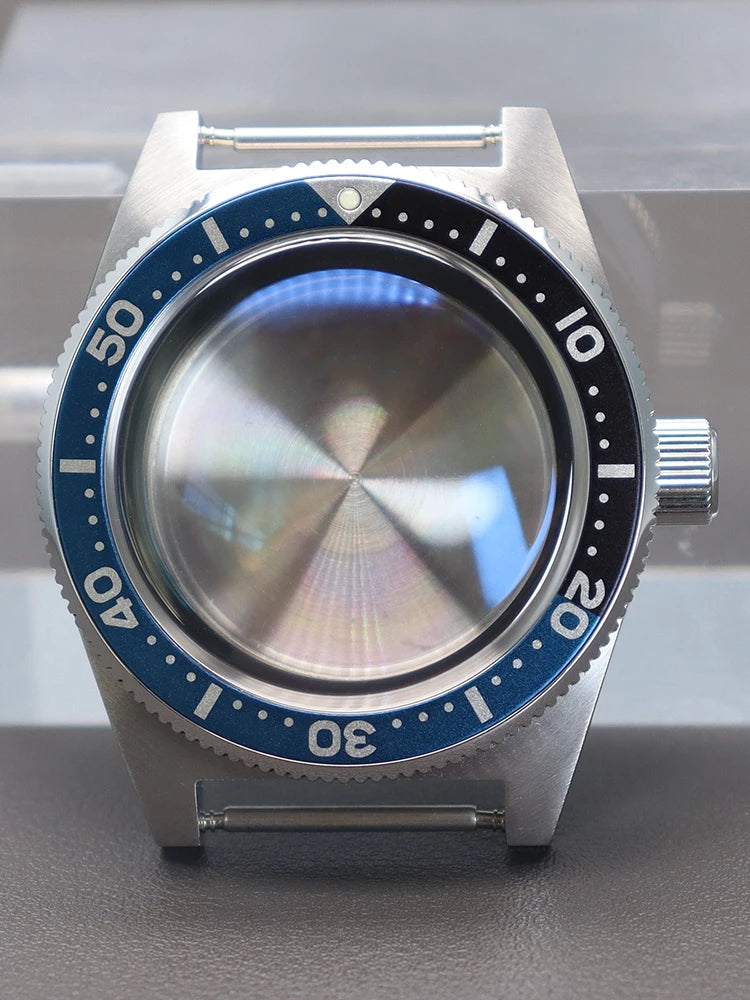 Modified Seiko 62MAS Diving 40mm Vintage Watch Cases Bubble Sapphire Crystal Glass Fit NH34 NH35 NH36 NH38 Movement 28.5mm Dial - Daisan Mart