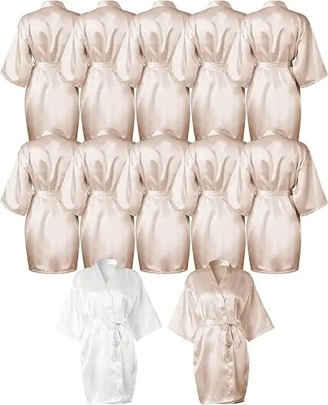 Áo choàng cưới lụa satin cho phụ dâu - Cô dâu sẵn sàng - Daisan Mart