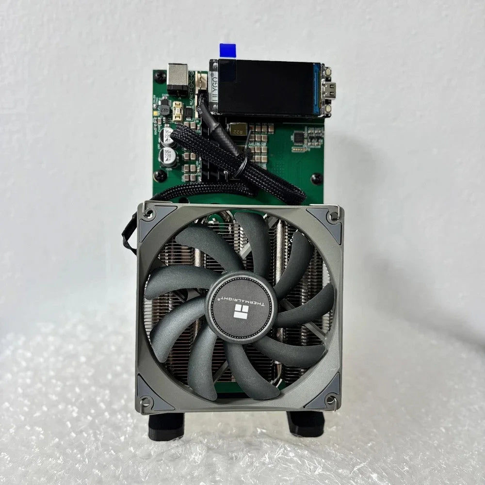 New Arraive Bitaxe NerdQaxe++ 4.8TH/s 78w Bitcoins Miner 4 PCS BM1370 Asic Chip Solo BTC miner With PSU Btc Mining Machine - Daisan Mart