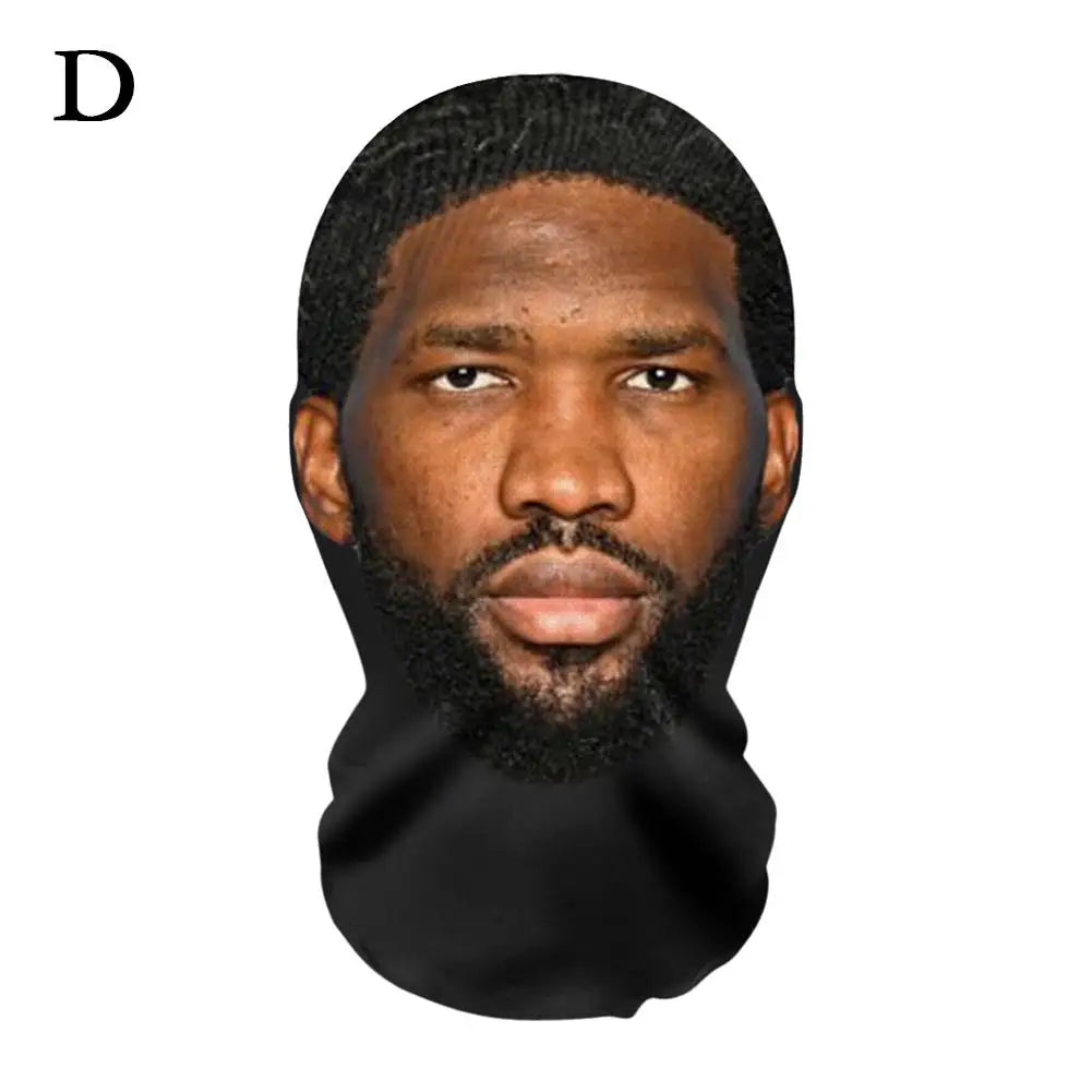 New 3D Printed Mask Full Face Mask Simulation Character Celebrity Face Funny Headgear for Fans Cosplay Role Play Face Mask - Daisan Mart