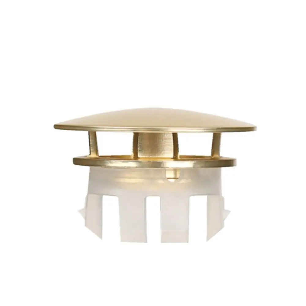 Wash Basin Round double layer Overflow Ring Plug Copper Sink Overflow Cover Trim Ring Hole Cap - Daisan Mart